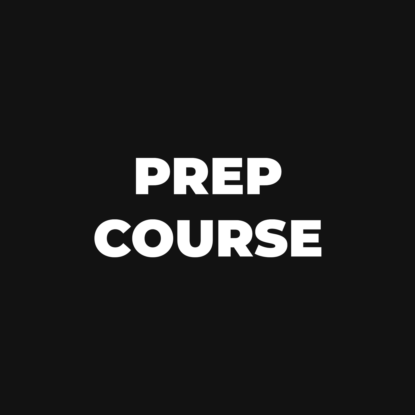 Preparation Course
